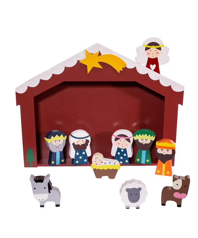 Kurt Adler Children's Nativity Set