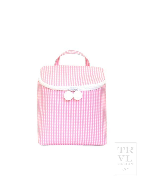 TRVL Design - Take Away Lunch Bag - Pink Gingham