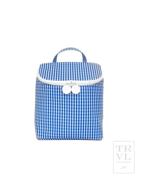 TRVL Design - Take Away Lunch Bag - Royal Gingham