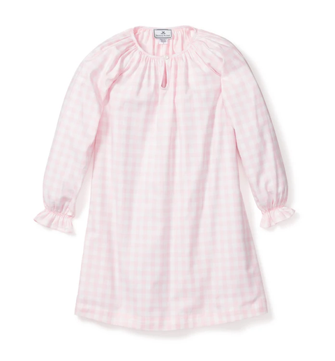 Petite Plume - Children's Delphine Gingham Nightgown - Light Pink