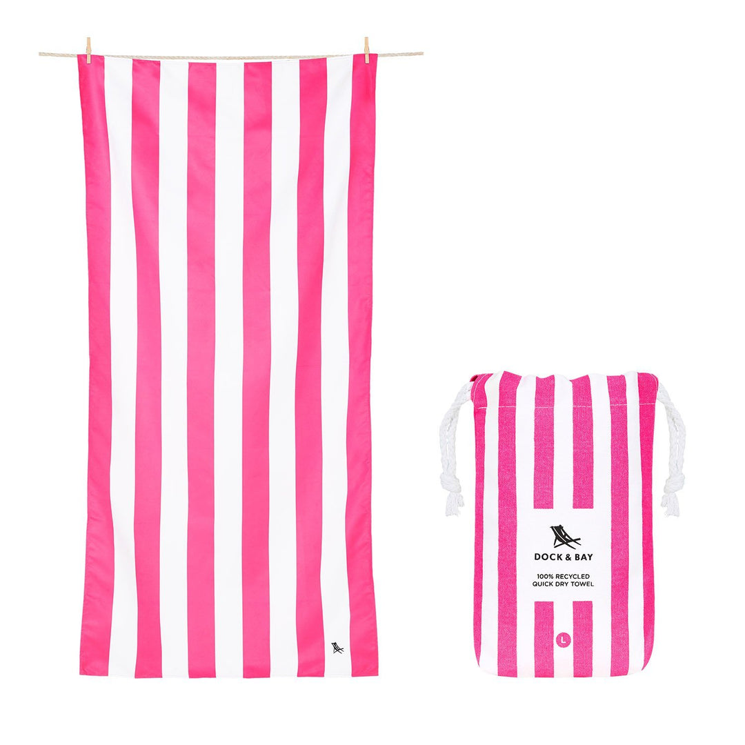 Dock & Bay - Extra Large Quick Dry Towel - Phi Phi Pink