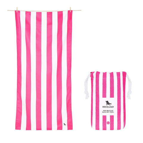 Dock & Bay Extra Large Quick Dry Towel - Phi Phi Pink