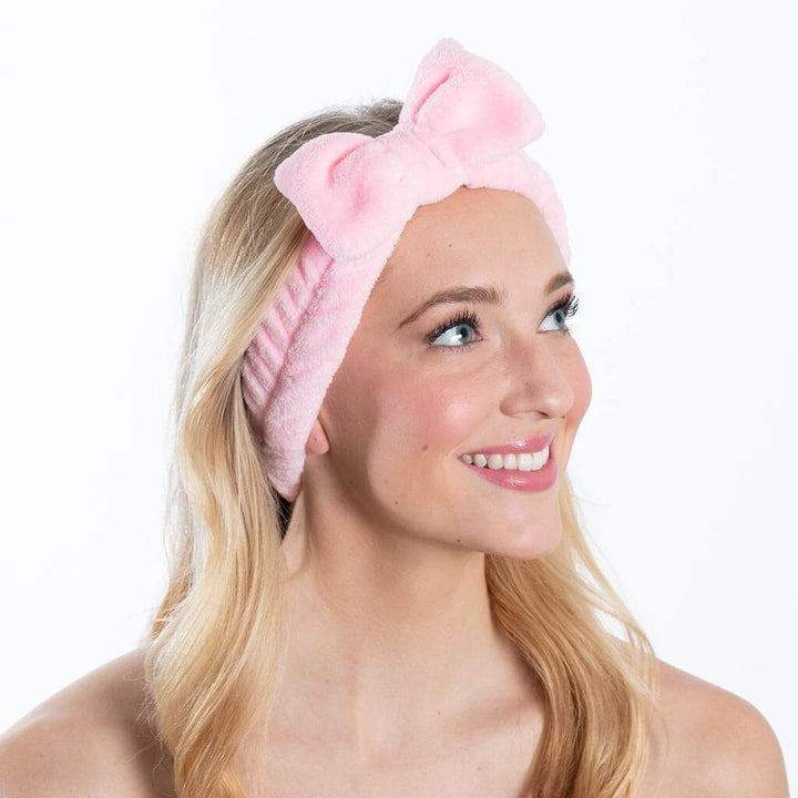 Bella il FIore Plush Bow Spa Headband