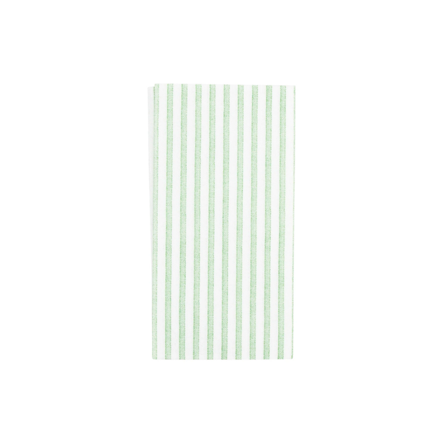 Vietri - Papersoft Guest Towels - Green Capri Stripe
