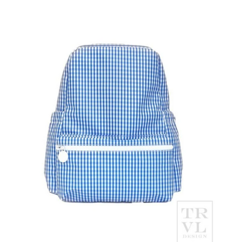 TRVL Design - Backpack - Royal Gingham