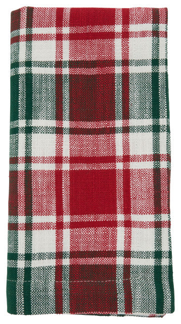 Red and Green Plaid Napkin