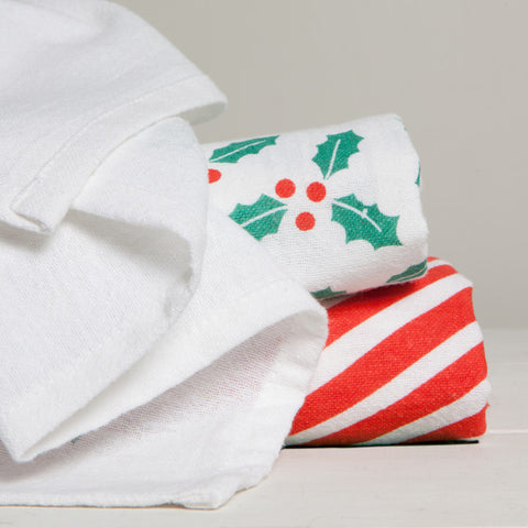 Floursack Dish Towels - Peace & Joy
