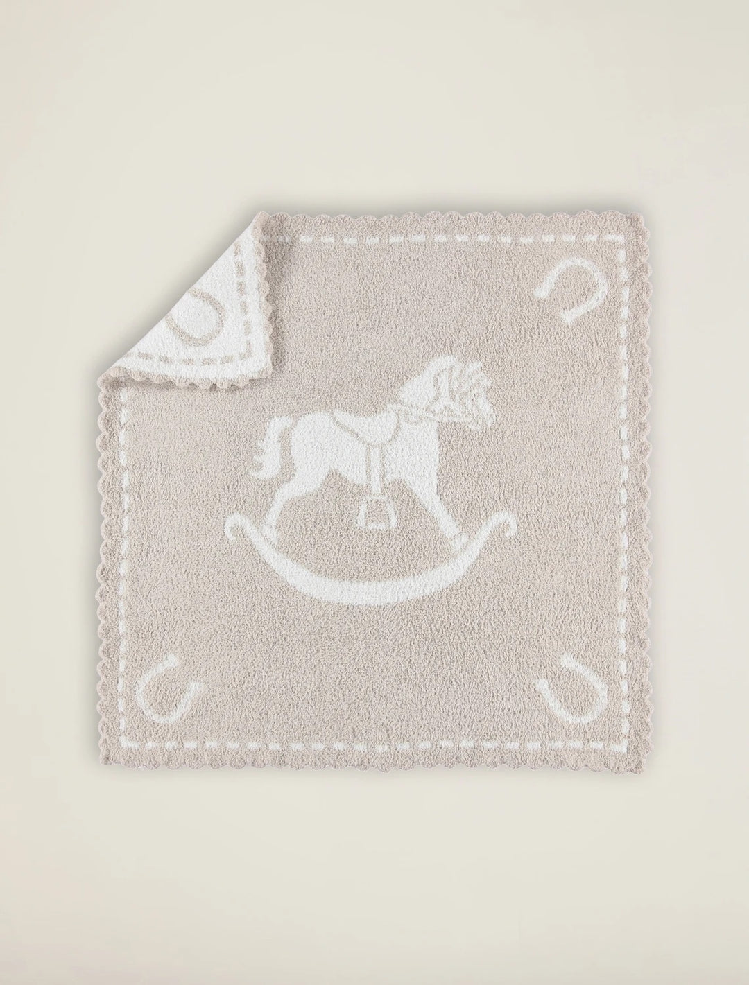 Barefoot Dreams CozyChic® Scalloped Receiving Blanket