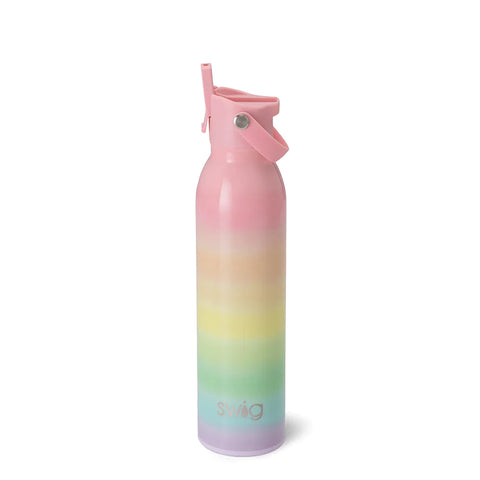 Swig Life - Flip + Sip Water Bottle - Over the Rainbow