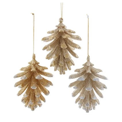 Kurt Adler Glitter Pinecone Ornament