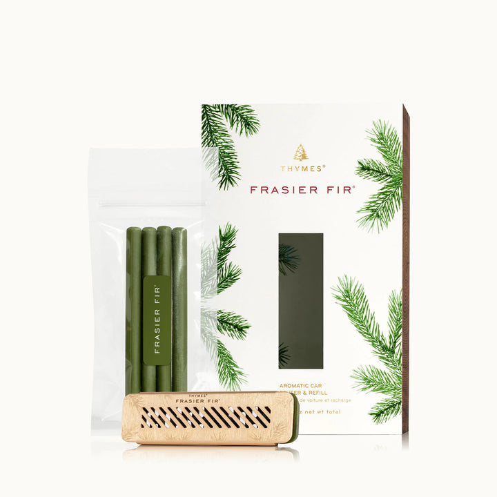 Thymes Limited Car Diffuser Kit & Sachet Frasier Fir