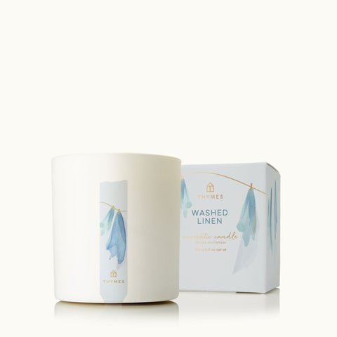 Thymes - Poured Candle - Washed Linen