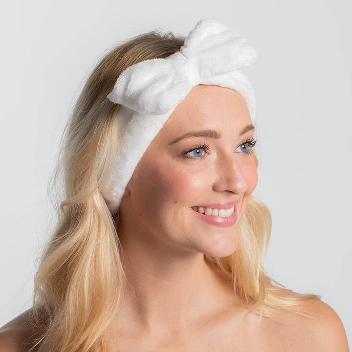 Bella il FIore Plush Bow Spa Headband